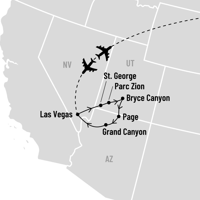 Las Vegas et les parcs nationaux américains