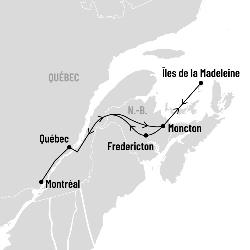 Îles de la Madeleine map