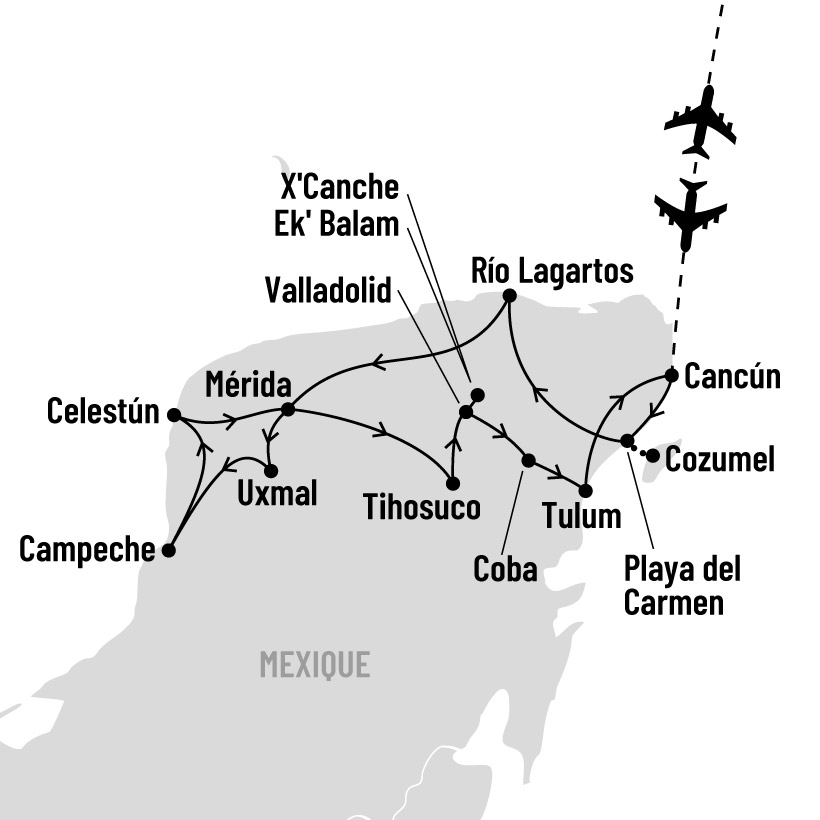 Mexique : La perle de la biodiversité map