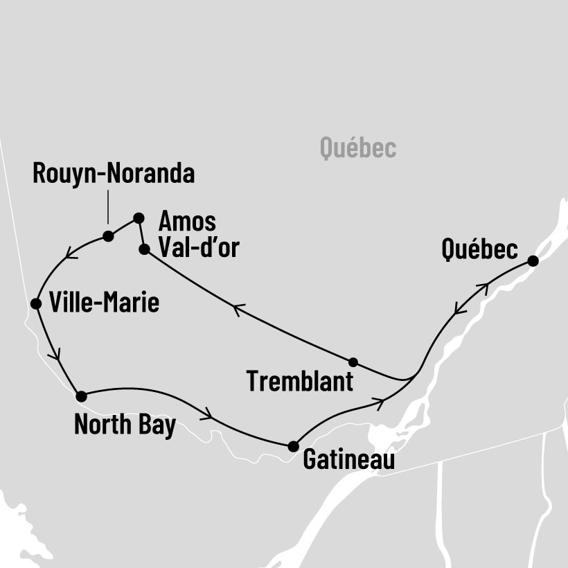 La Route des Explorateurs map