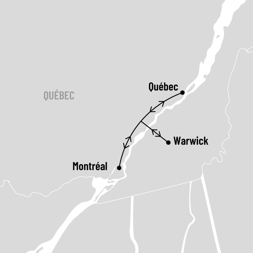 Les plaisirs sucrés-salés map